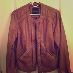 Faux Leather Jacket