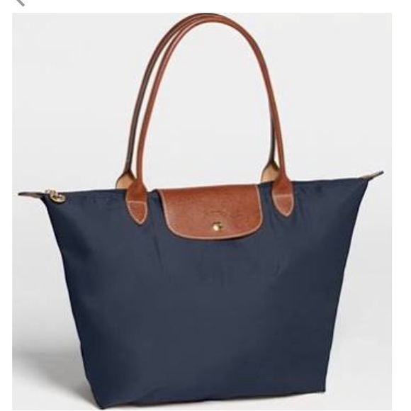 Navy Blue Longchamp Bag Large