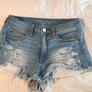 American eagle jean shorts