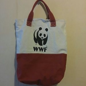 WWF panda canvas tote