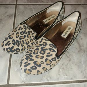 Leopard Print Steve Madden Loafers