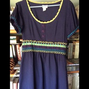 Short dress from Anthropologie.