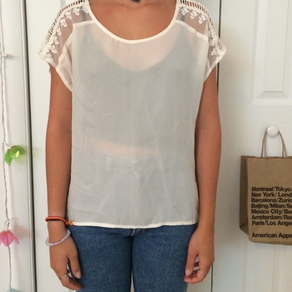 F21 sheer shirt - Picture 1 of 3