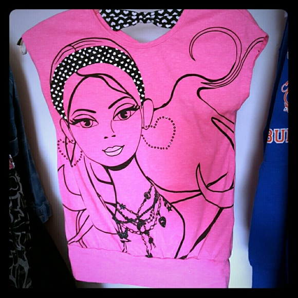 Cute Pink Shirt Design