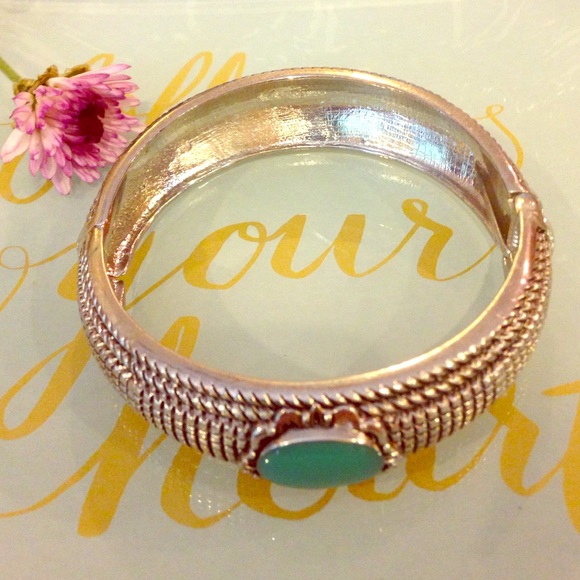 Turquoise Hinge Bangle