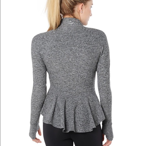 beyond yoga peplum jacket