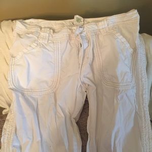 Abercrombie white pants!