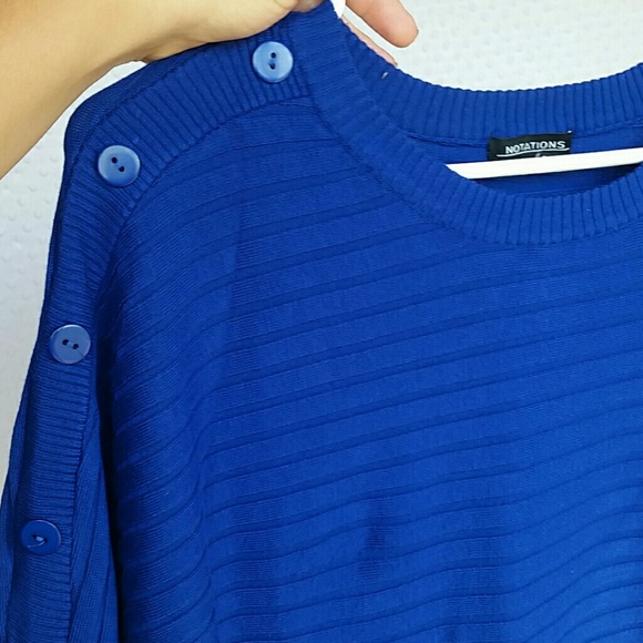 Royal blue sweater