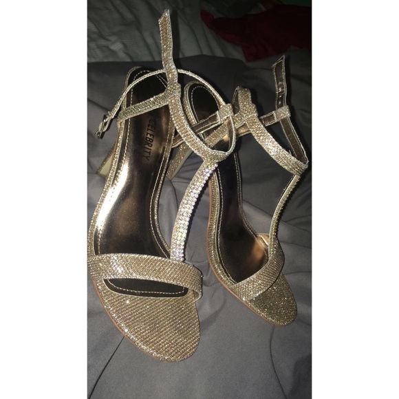 GOLD/ DIAMOND HEELS