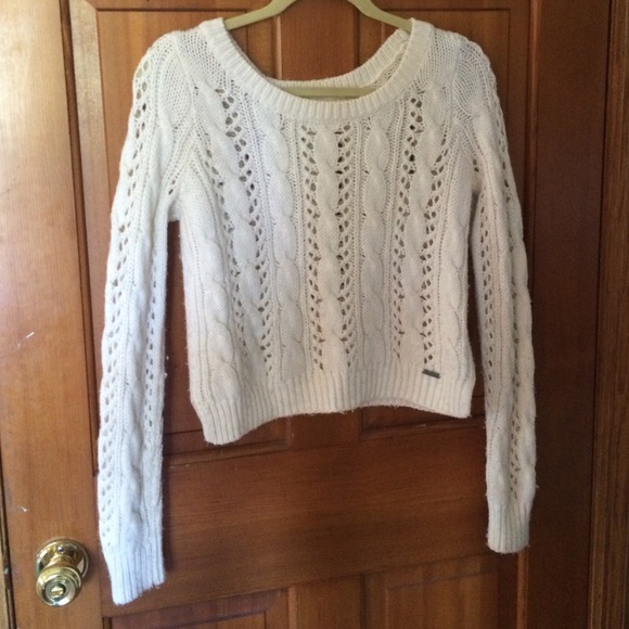 Hollister cable knit sweater