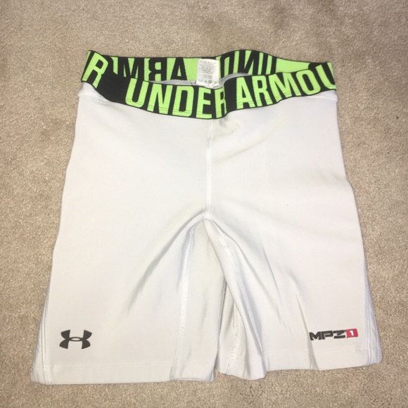 White Under Armour Sliders