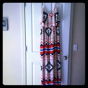 NWT Forever 21 Aztec Print Maxi