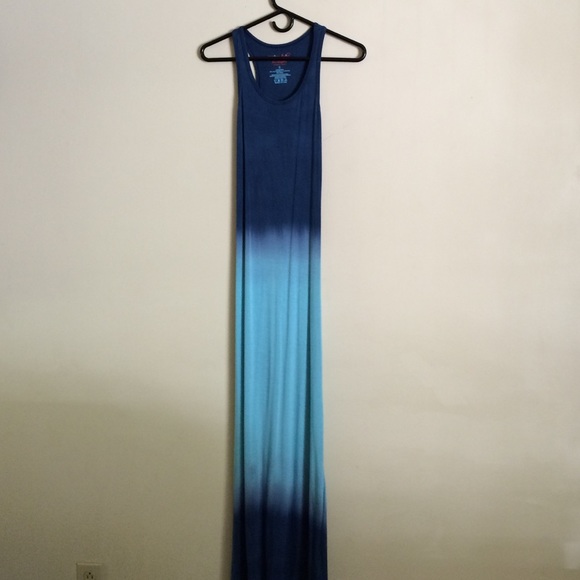 Tie dye maxi dress