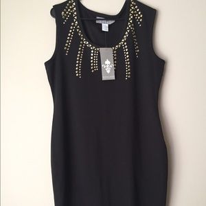 Black and Gold Dress.