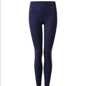 Navy Blue Lululemon Leggings  (WITH TIES)