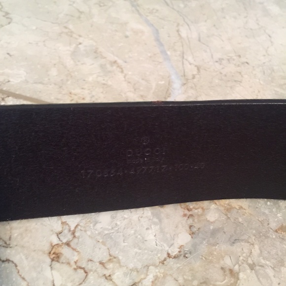 SOLD! Authentic Gucci Belt brown vintage look - Picture 3 of 4