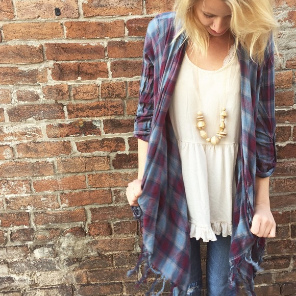 Flannel Cardigan 🌿