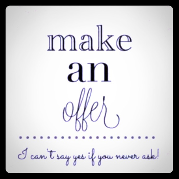 Don't like my price? Make an offer !