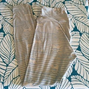 Lularoe TC blue bows BNWOT