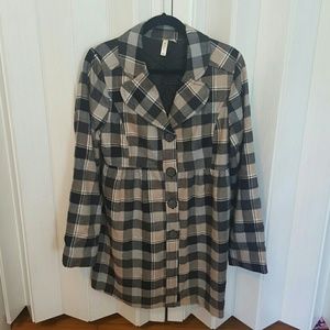Susina plaid pea coat