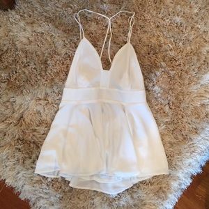 White tank from Express- never worn; flattering