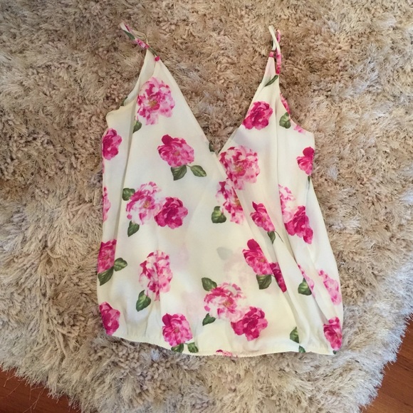 Floral print tank -looks like Mumu