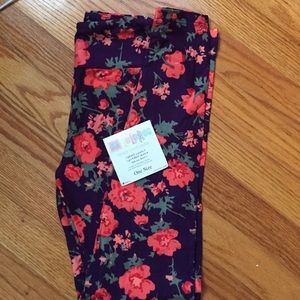 Lularoe leggings *ROSES* FINAL PRICE DROP