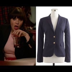 J crew schoolboy blazer sz0 navy