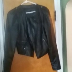 Pleather Biker Jacket