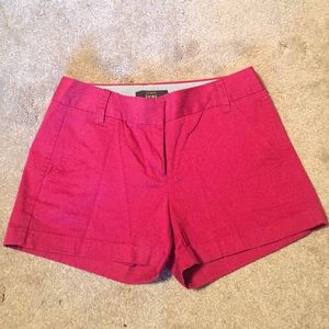 J. Crew Red Chino Shorts