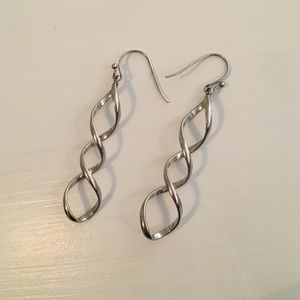 Silver earrings