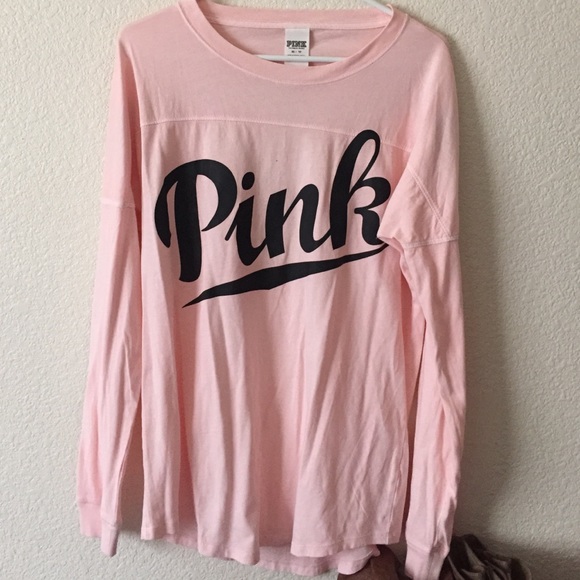 Vs pink open back shirt