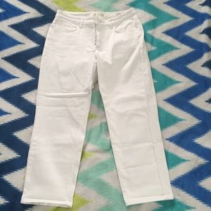 White Capri Jeans