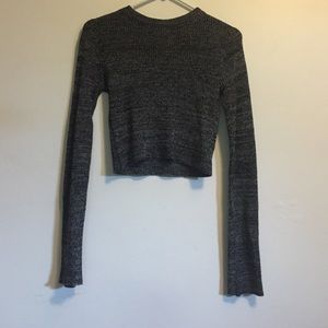 Cropped Knit Sweater