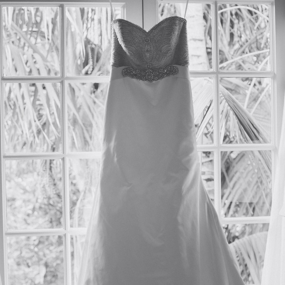 Lazaro Gown Beaded Bodice-PRICE JUST LOWERED!!! - Picture 2 of 4