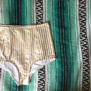 GOLD STRIPES High Waisted Bottoms