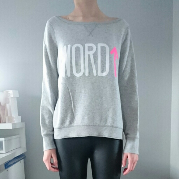 Word Up pullover sweatshirt