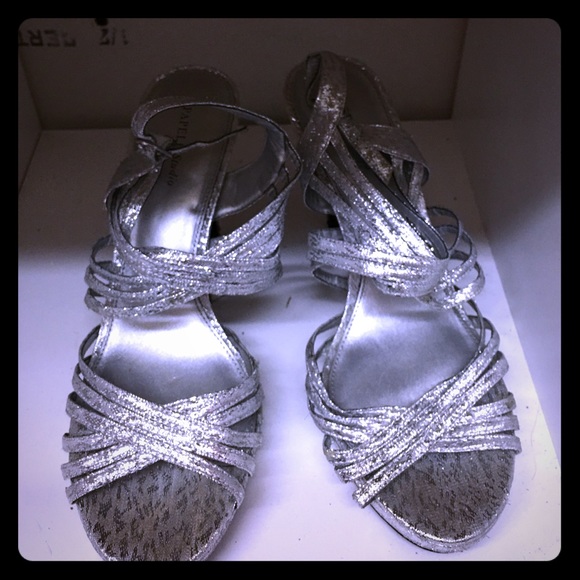Silver heels