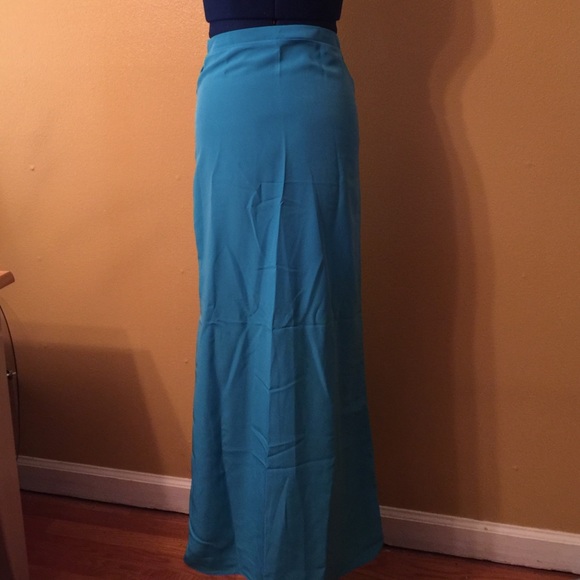 Blue Maxi Skirt