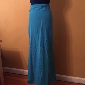 Blue Maxi Skirt