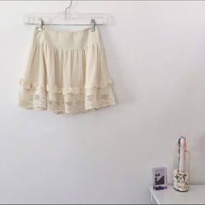 Lace Mini Skirt