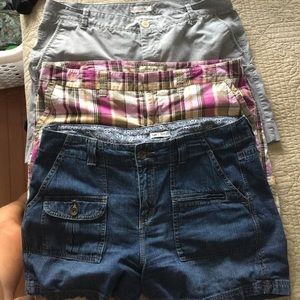 3 pr of size 16 misses shorts-Lee, Docker, Sonoma