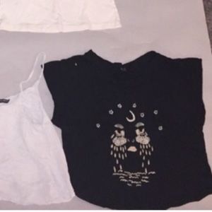 Rare BM Crying Moon Eyes black tee