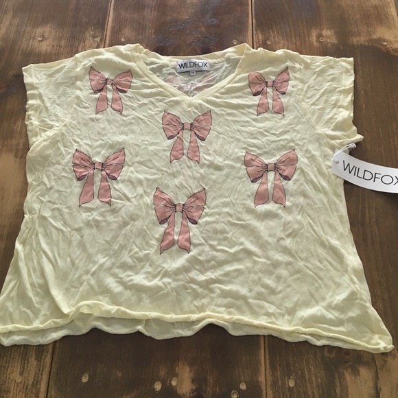 Wildfox Little Bows T shirt. Brand new.