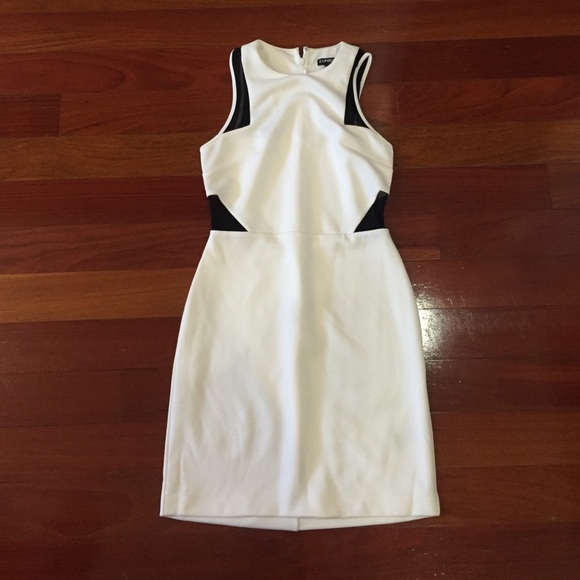 White/Black Cutout Dress