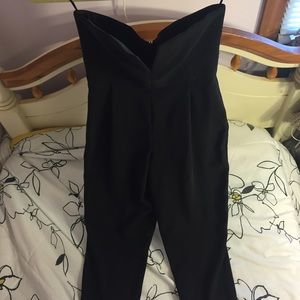 TopShop Petite Strapless Jumpsuit
