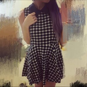 Schoolgirl | Plaid Navy/White Dress