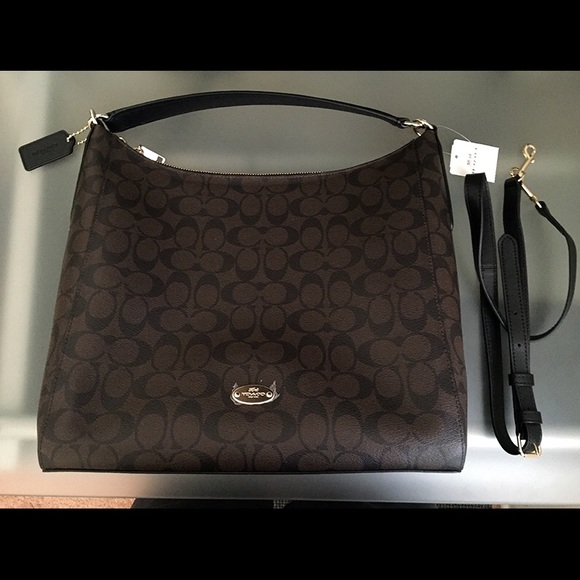 Coach Signature Convertible Satchel Crossbody Bag