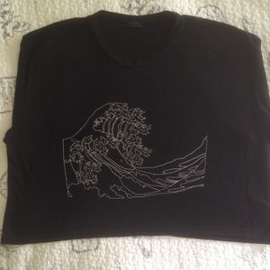 Brandy Melville Trina High Tide Waves Top