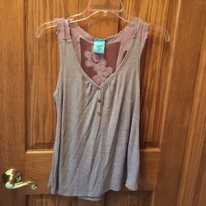 Lace Back Tank